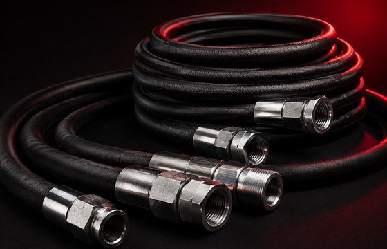 Custom hydraulic hoses