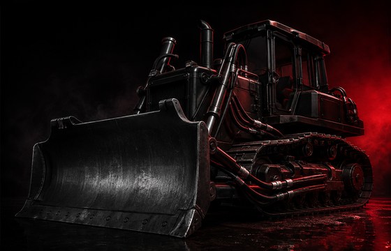 Heavy equipment hydraulic hose service