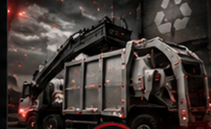 Recycling and waste equipment hydraulic hose repair