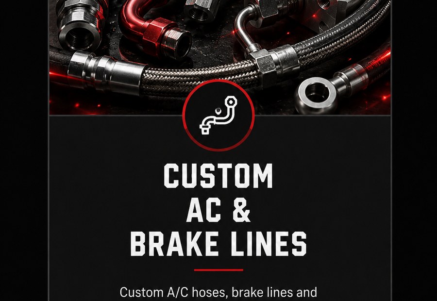 Custom AC hoses and brake lines