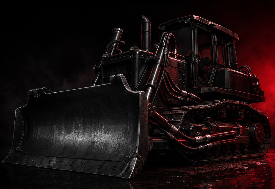 Hydraulic hose support for heavy equipment